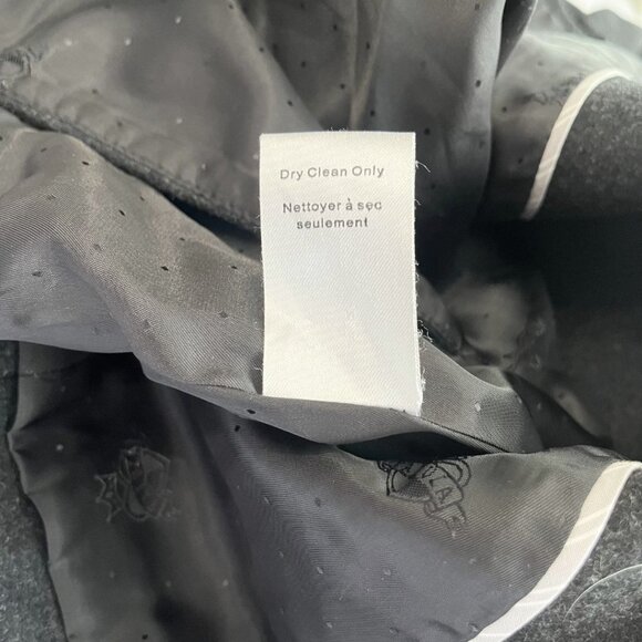 ARITZIA TALULA CHARCOAL GREY SINGLE BREASTED WOOL BLEND FELT BLAZER - 8 - Picture 10 of 10